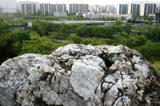 Rosseta Stone overlooking the city - beautiful landscape