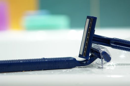shaver on the white background 