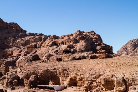 Landscape in Petra, Jordan