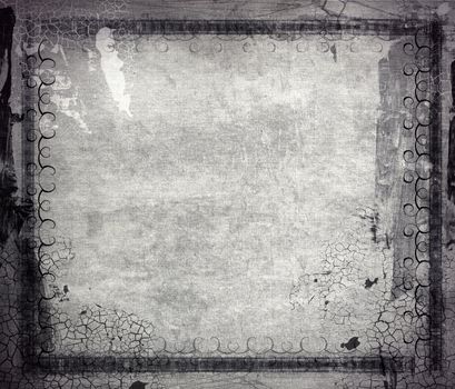 Highly detailed grunge frame  with space for your text or image. Great grunge layer for your projects.