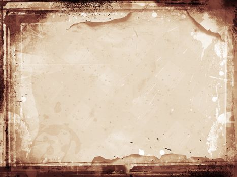 Highly detailed grunge frame  with space for your text or image. Great grunge layer for your projects.