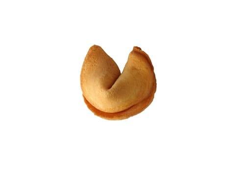 fortune cookie isolated on the white background