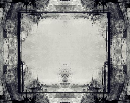 Highly detailed grunge frame  with space for your text or image. Great grunge layer for your projects.