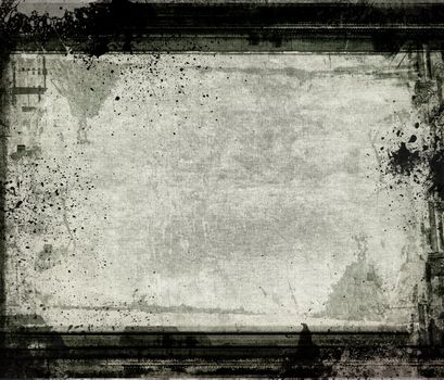 Highly detailed grunge frame  with space for your text or image. Great grunge layer for your projects.