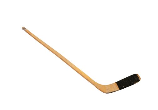 Hokey stick on the  white background for you