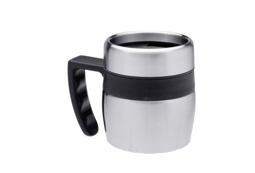 thermos mug isolated on the white background