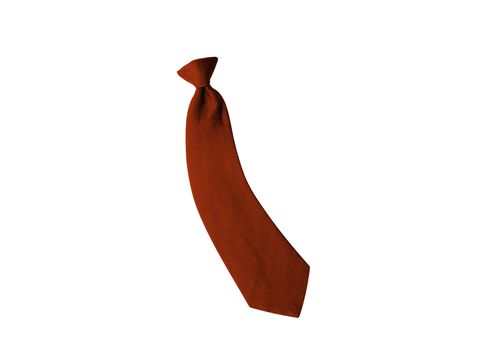 red tie isolated on a white background