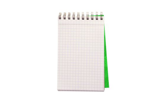 bank notebook isolated on a white background
