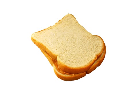 Close up of sandwich on white background