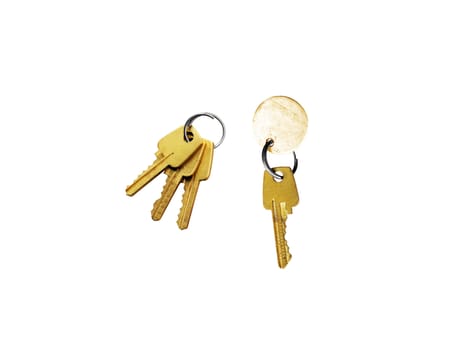 keys isolated on a white background for you
