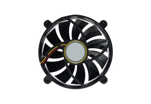 Computer fan isolated on a white background