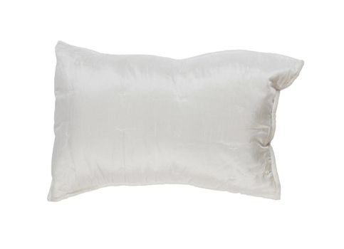 White pillow. Isolated on a white background