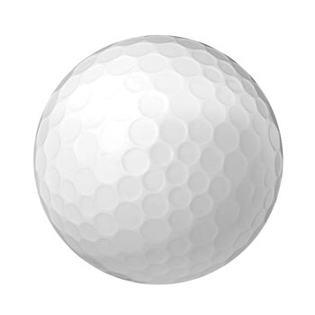 Golf ball isolated on a white background