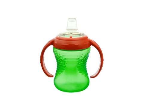 A children's milk on a white background