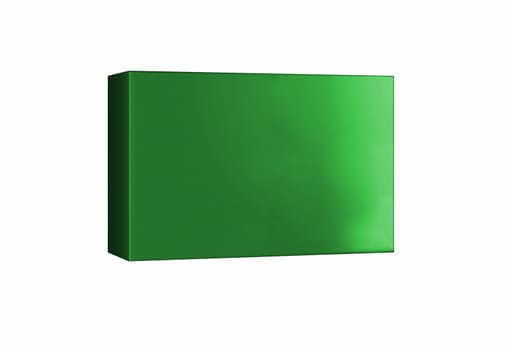 Green box isolated on white background for you