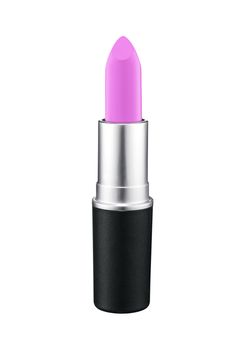 make up object: lipstick over white background