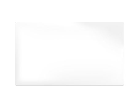 Blank White Board isolated on white background