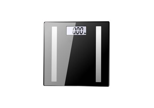 Digital Bathroom Scale, Isolated on white background