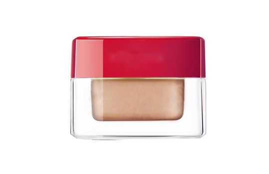 Face cream moisturizer on a white .