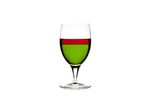 Cosmopolitan cocktail drink isolation on a white
