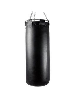 punching bag under the light background isolated