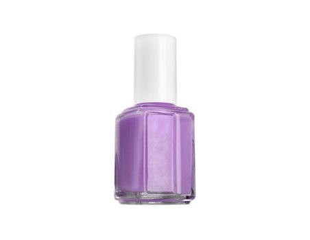 Isolated purple Nail Polish dripping