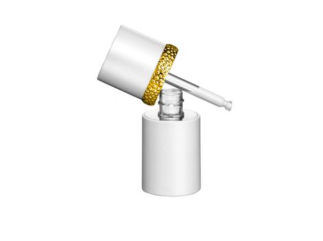 A hand with a spray gun at work.