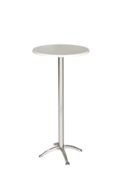 table isolated on white background with clipping path