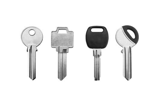 keys isolated on a white background for you