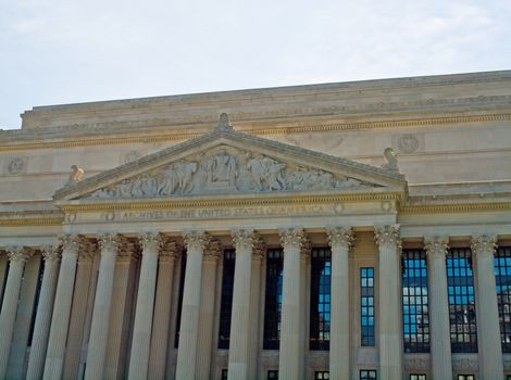 National Archives of the United States in Washington DC