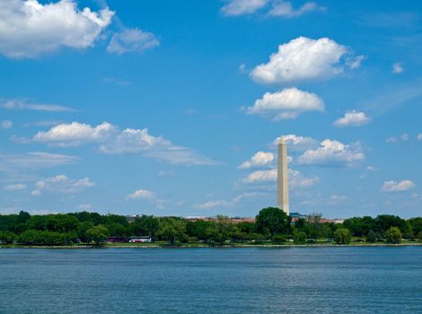 The Washington Monument at Springtime in Washington DC