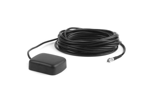 gps antenna isolated on a white background