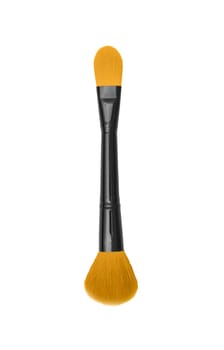 brown make up brush isolated on white