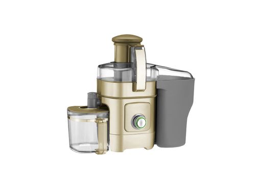 an electric blender on a white background