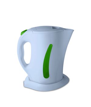 Electric kettle isolated on white background