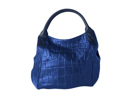 Woman's Leather Handbag blue