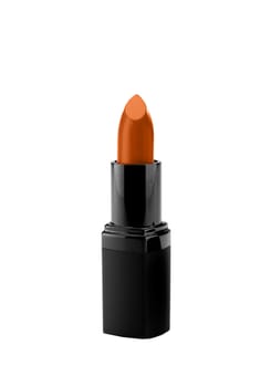 make up object: lipstick over white background