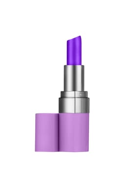 make up object: lipstick over white background