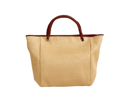 Eco friendly wicker shopping bag made of natural material