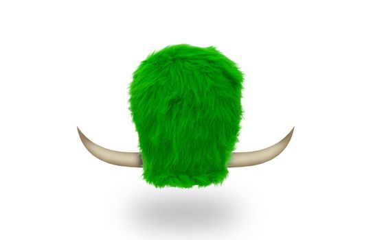 viking hat, helmet, isolated on white