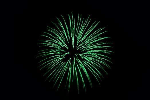 Green Fireworks
