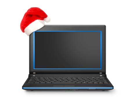 Laptop isolated on white