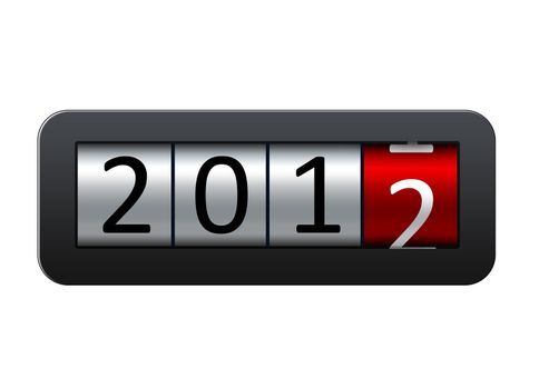 New 2012 year background.
