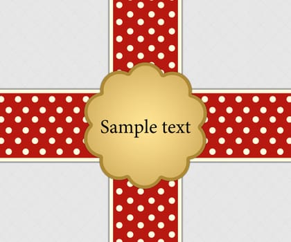 Sample text on ribbon