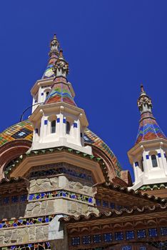 Parish Church of Sant Roma. Lloret de Mar, Costa Brava, Spain.