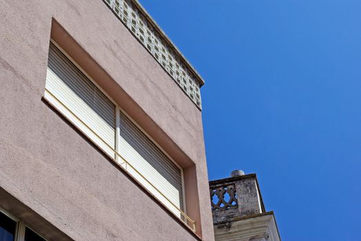 Bright spanish architecture photo. Lloret de Mar, Costa Brava.