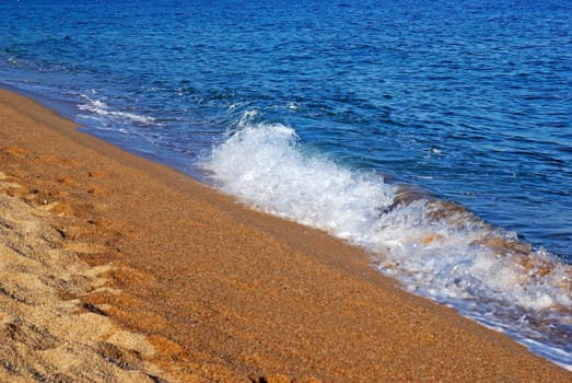 Shore of Mediterranean sea. Spain, Europe.