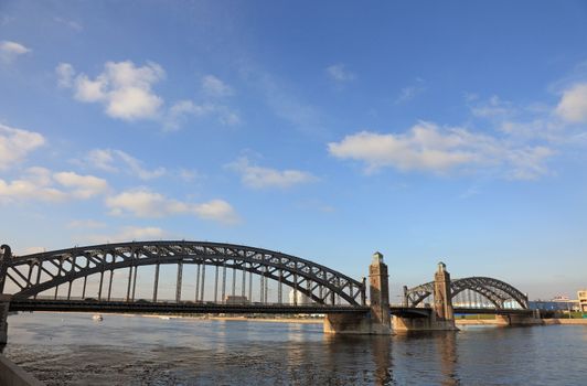 The Bridge of Peter the Great. Saint Petersburg, Russian Federation.