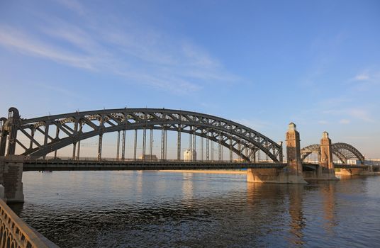 The Bridge of Peter the Great. Saint Petersburg, Russian Federation.