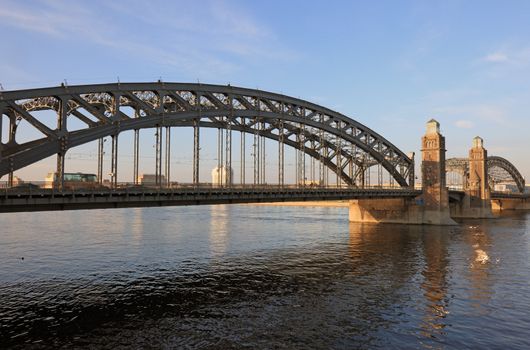 The Bridge of Peter the Great. Saint Petersburg, Russian Federation.